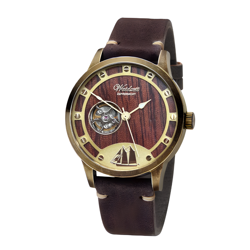 Automatic watch "Zuversicht" vintage gold