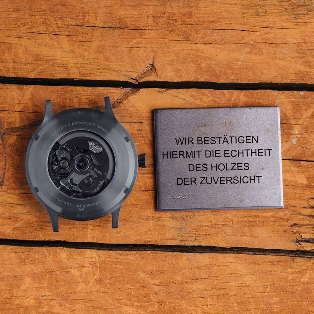 Automatic watch "Zuversicht" vintage gold