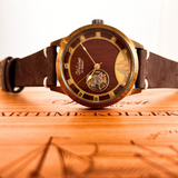 Automatic watch "Zuversicht" vintage gold