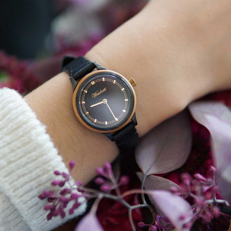 Cherry Blossom lady with leather strap