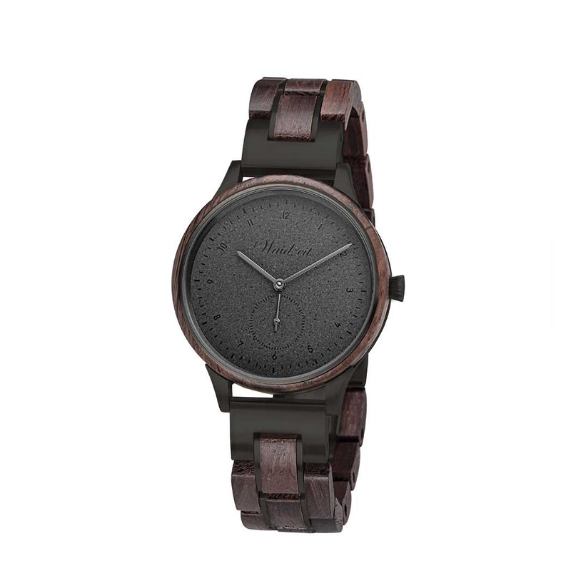 Mystic Black wooden strap, Unisex