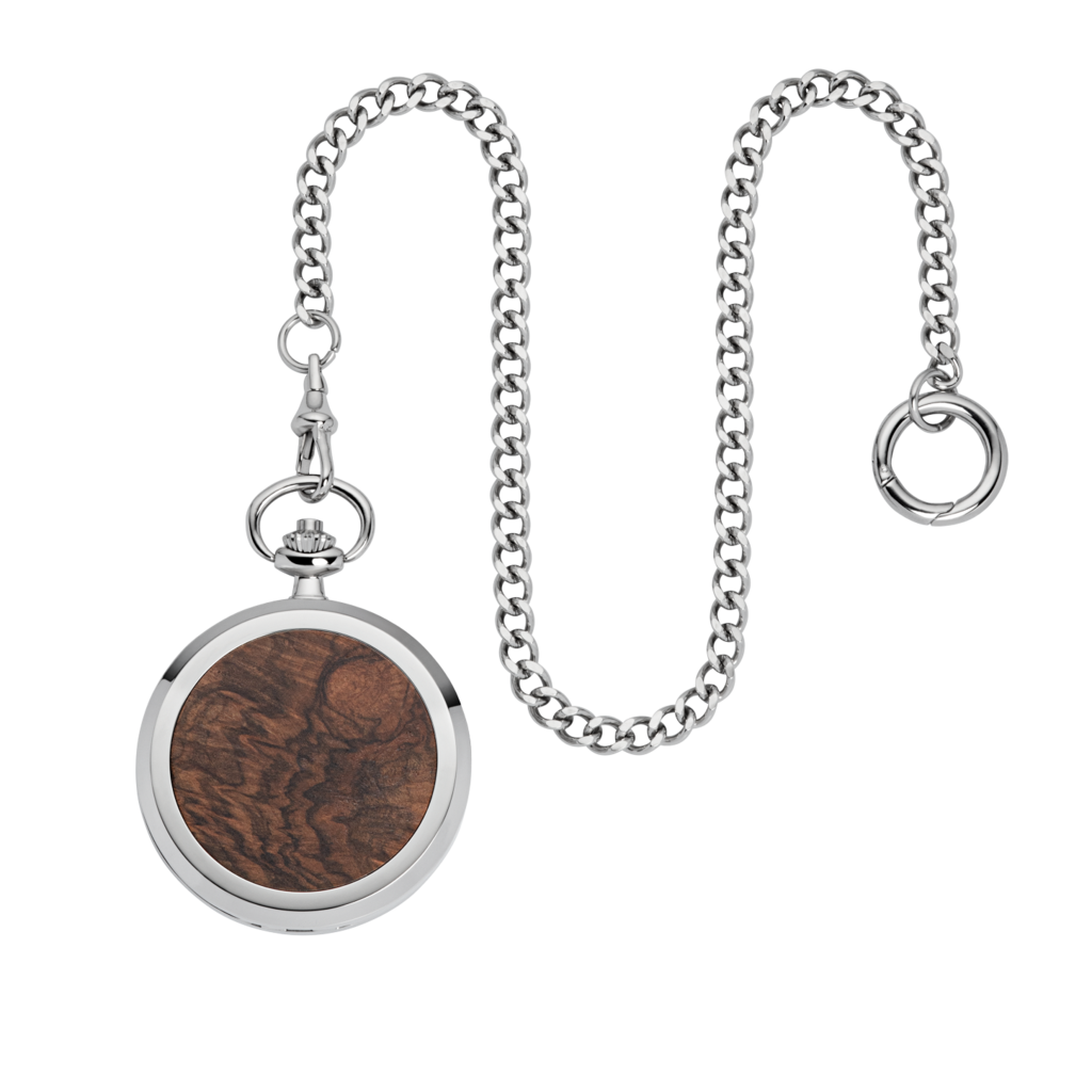 Franz Joseph Skeleton pocket watch silver