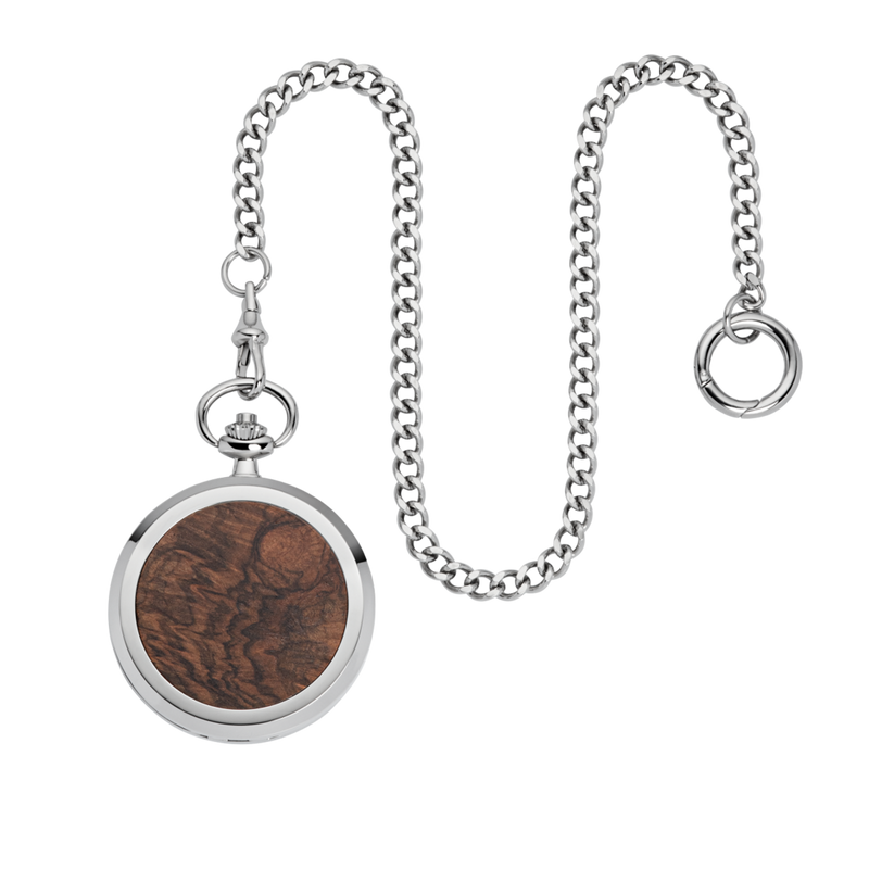 Franz Joseph Skeleton pocket watch silver
