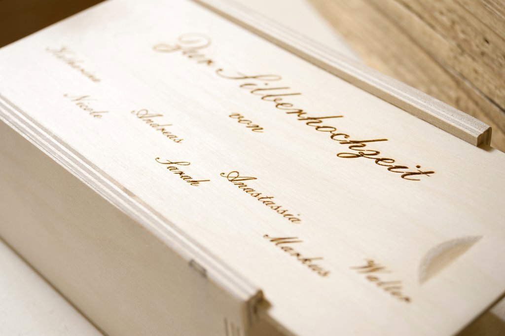 Waidzeit Box Gravur