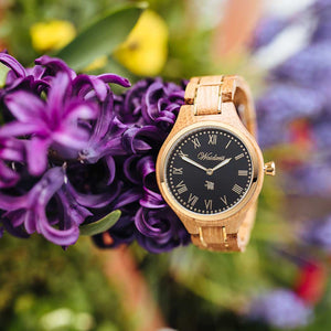 Wine Princess Noir Wine Barrel Lady watch