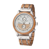 Beer Silver wooden strap Men