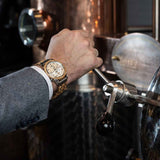 Beer Silver wooden strap Men
