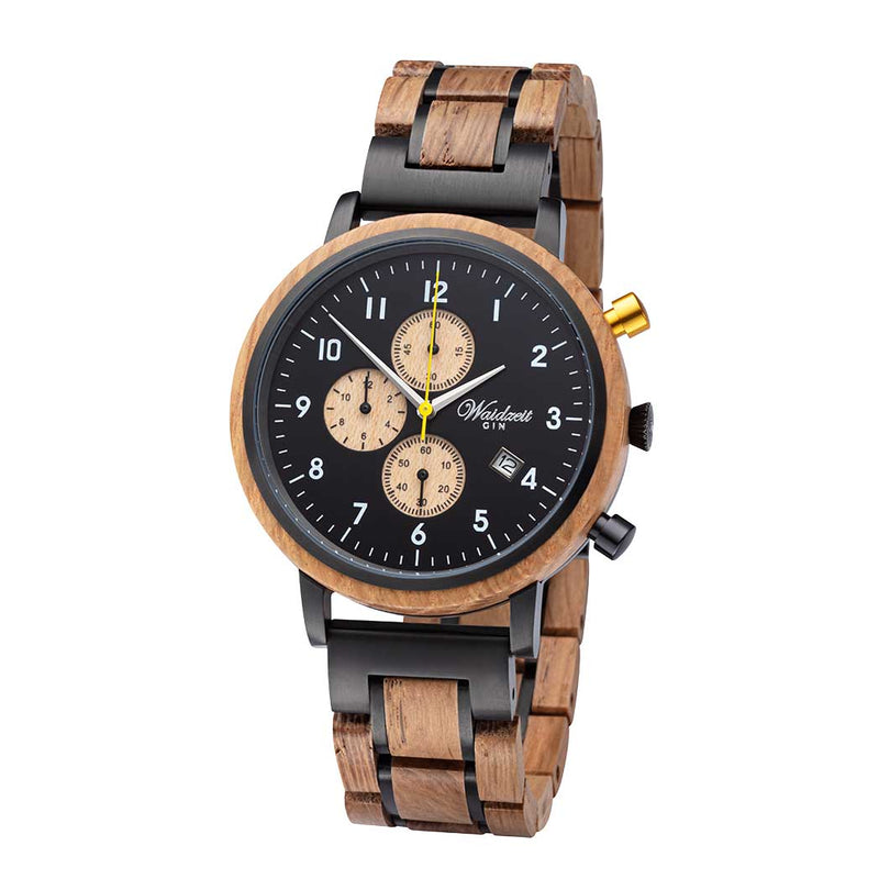 Chronograph GIN Black Gold Gentlemen watch