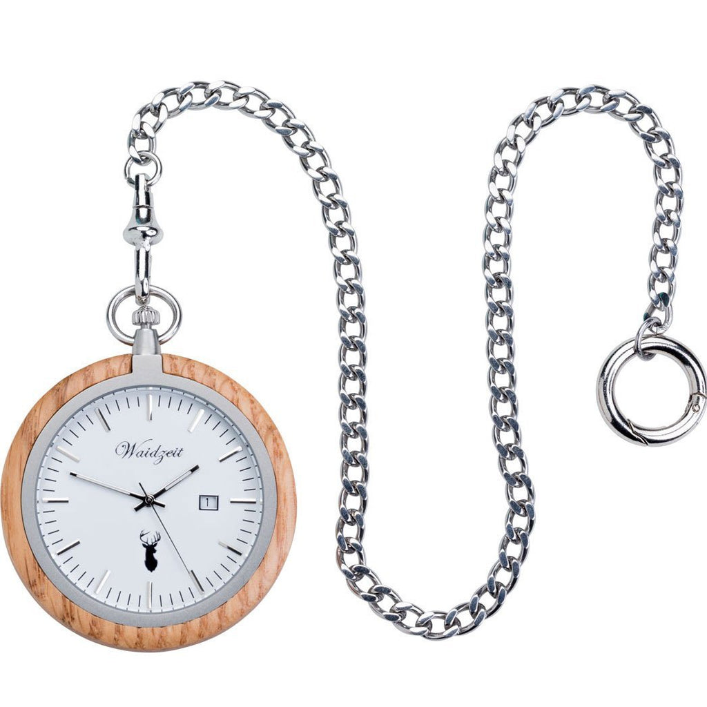 Oak Pocket Watch
