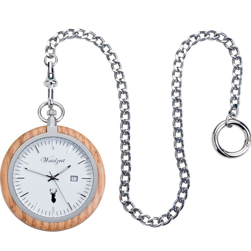 Oak Pocket Watch