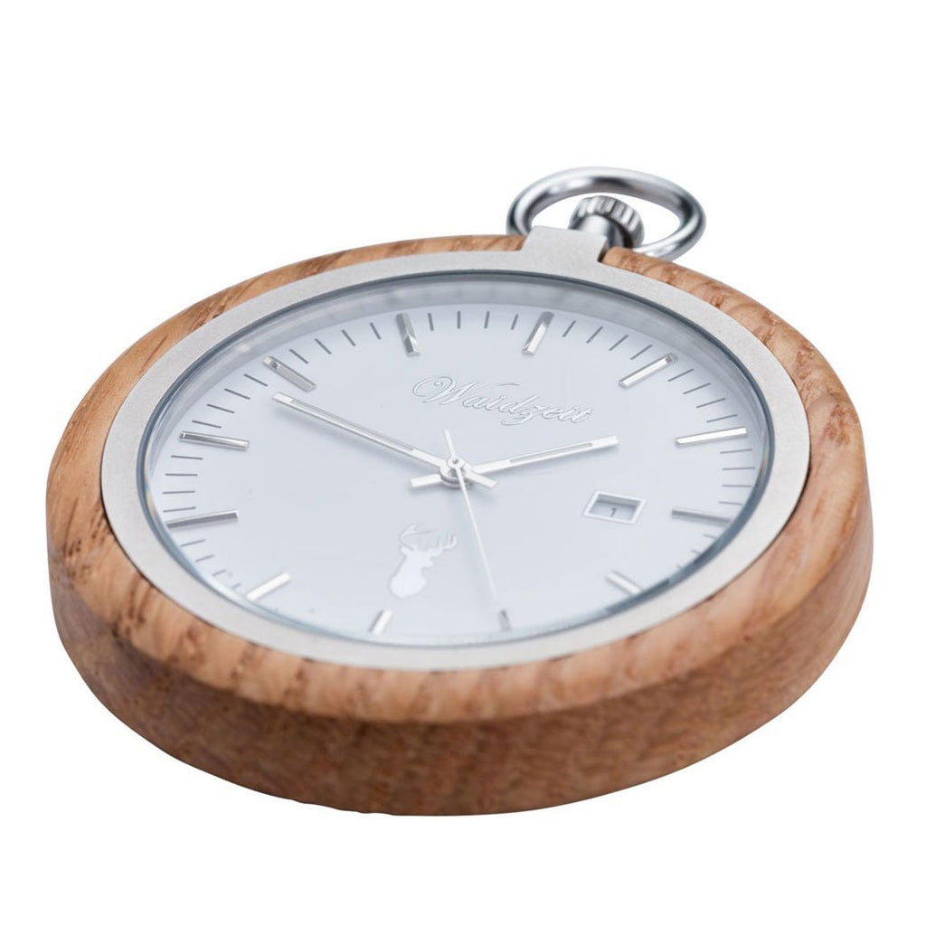 Oak Pocket Watch