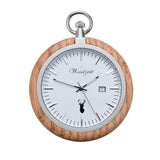 Oak Pocket Watch