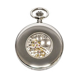 Franz Joseph Skeleton pocket watch silver