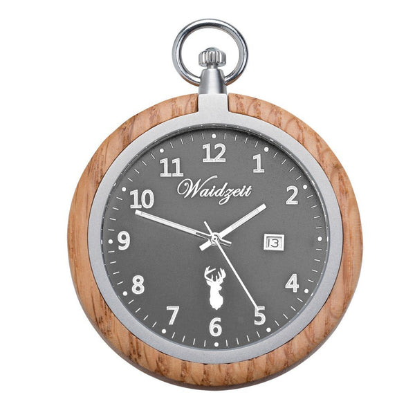 Oak Timeless Pocket Watch – Waidzeit Design