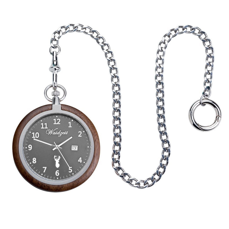 Walnut Timeless Pocket Watch