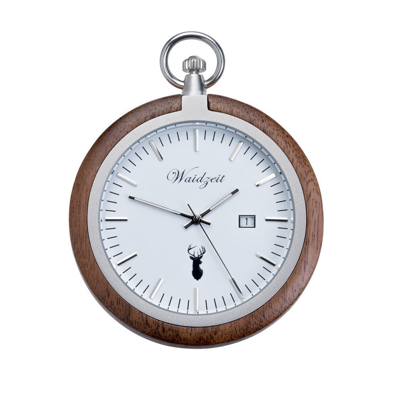 Walnut Pocket Watch