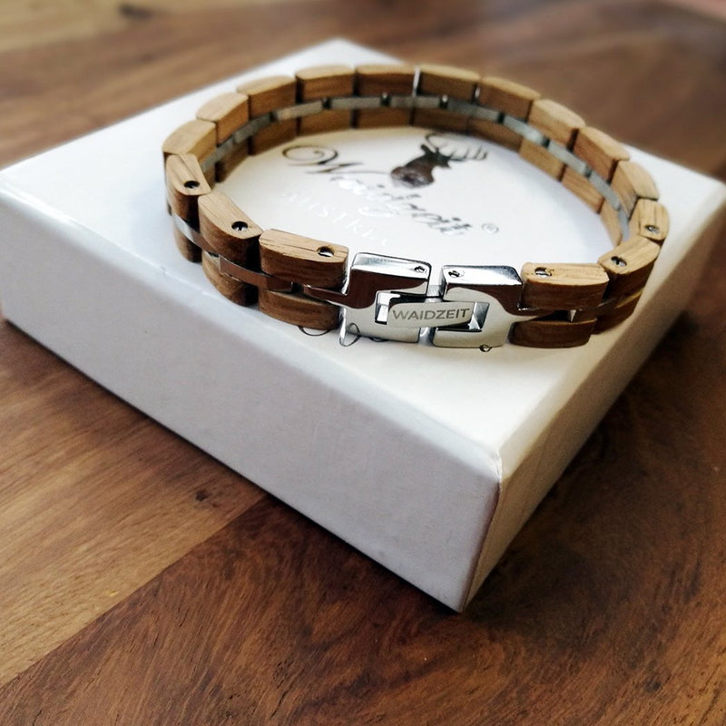 Element bracelet walnut unisex