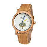 Tree of Life Watch Mustard Yellow & Grey