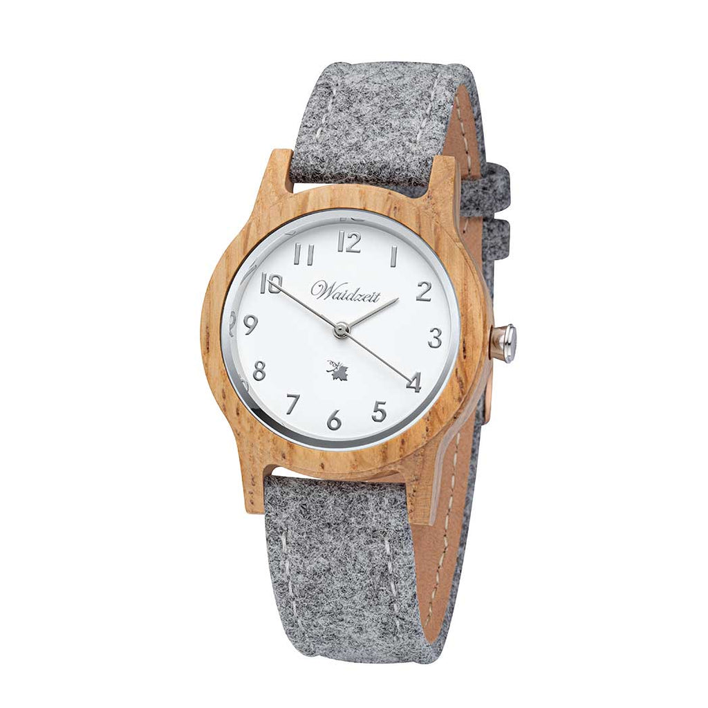 Waidzeit Wooden watch wood watch ladywatch barrique wine barrel austrian design gift for her recycling upcycling