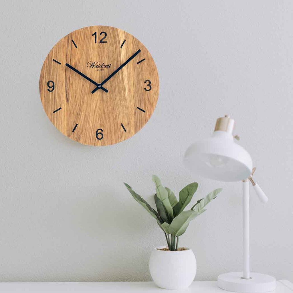 Wall Clock Tempus Oak