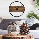 Wall Clock Novum walnut